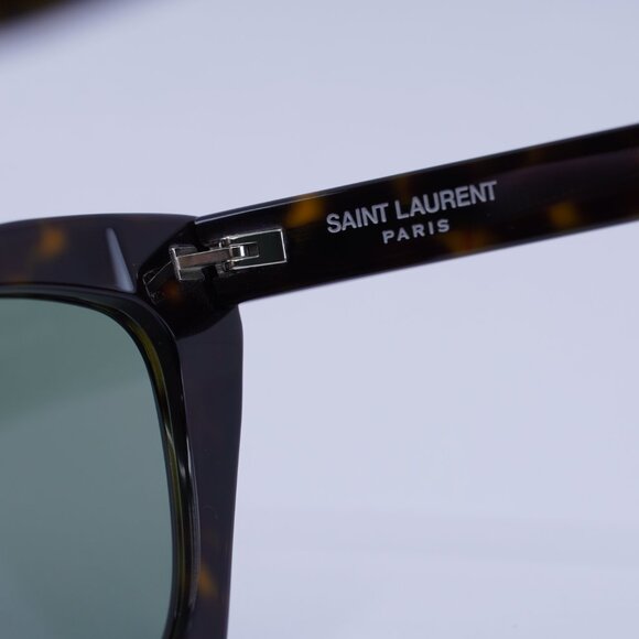 ?️ New Saint Laurent SL214 KATE 033 Sunglasses -Dark Havana Frame, Green Lenses main image 4